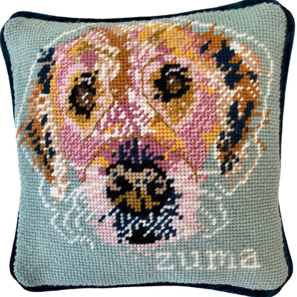custom needlepoint PET PORTRAIT