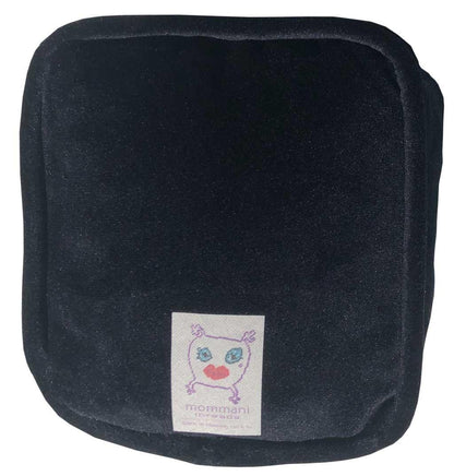 black velvet pillow