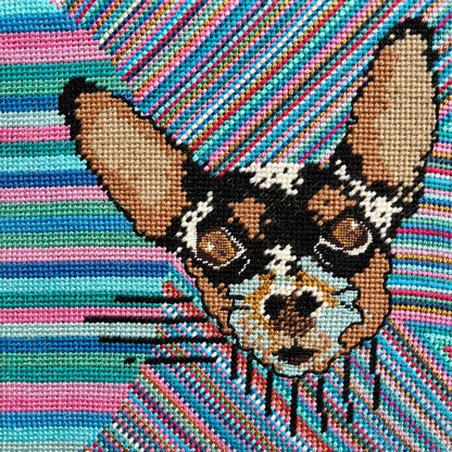 custom needlepoint PET PORTRAIT