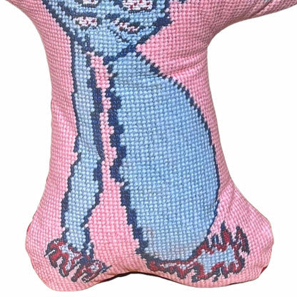 velvet MOMSTER sculpted pillow