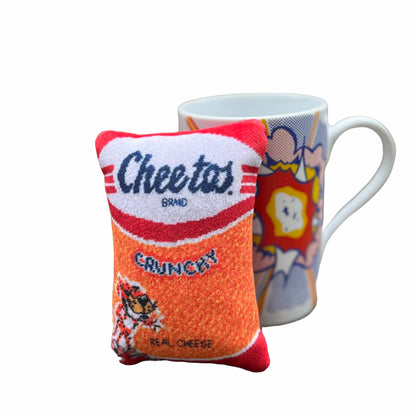 ORANGE CRUSH CHEETOS 3.5" mini velvet pillow